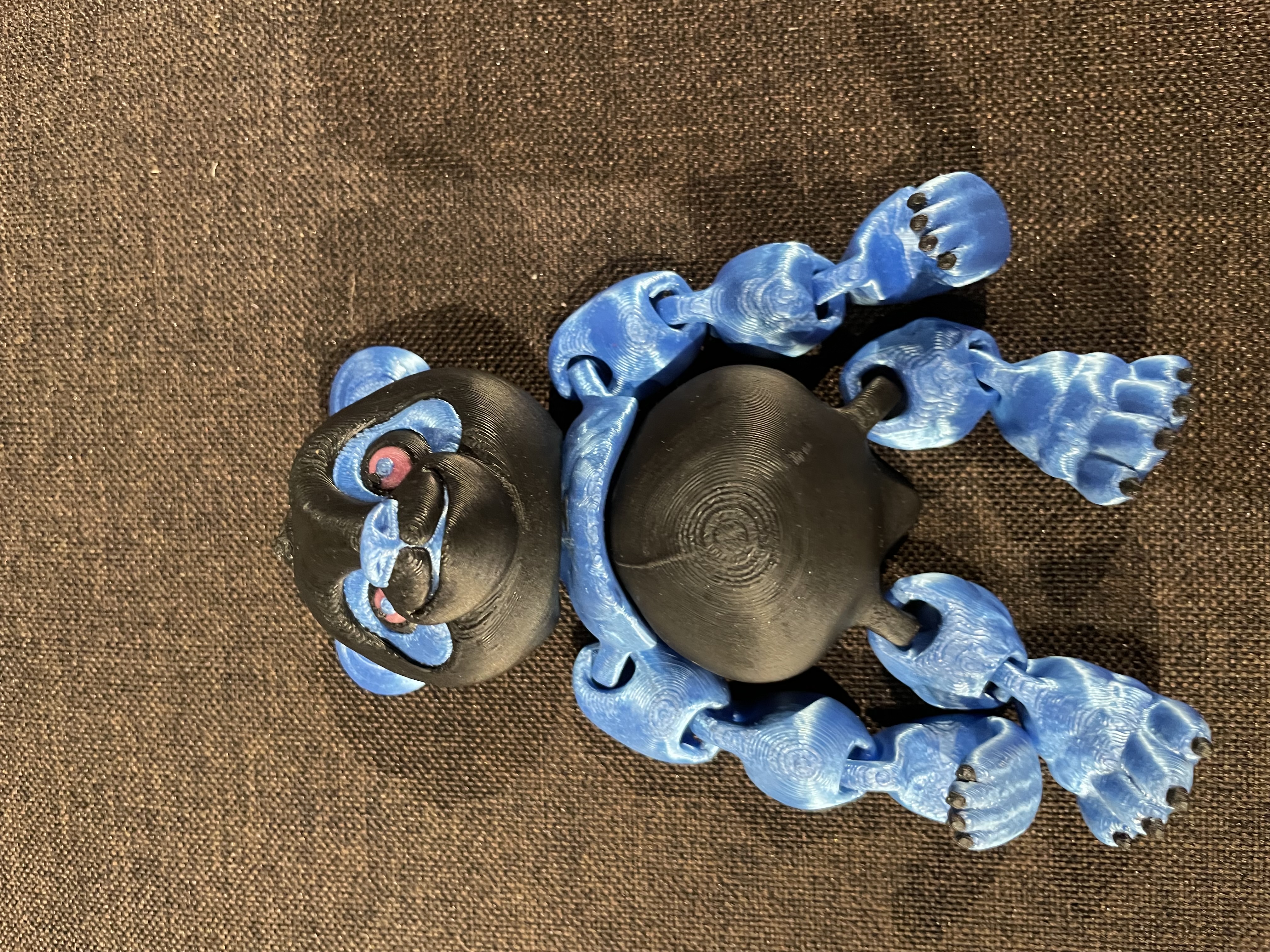 Blue Articulated Panda