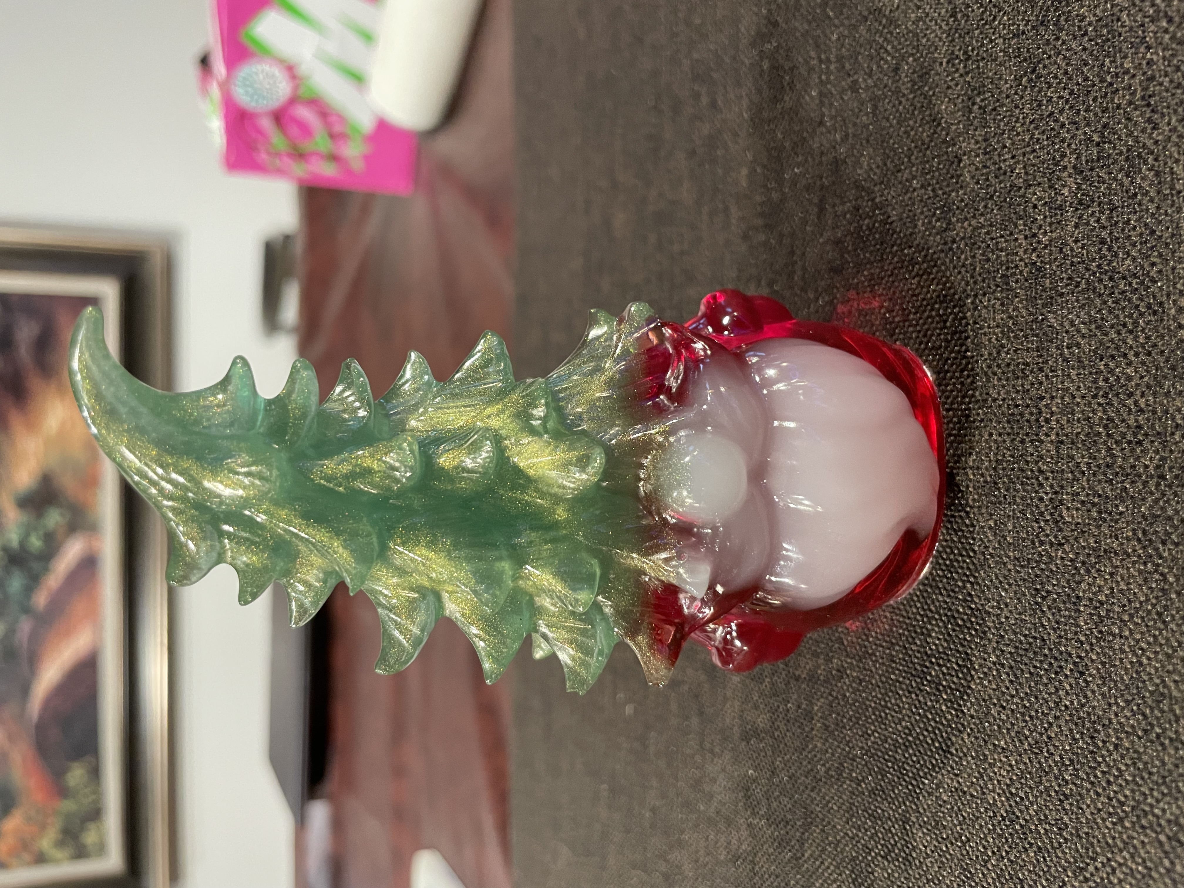 Rosy Christmas Tree Gnome