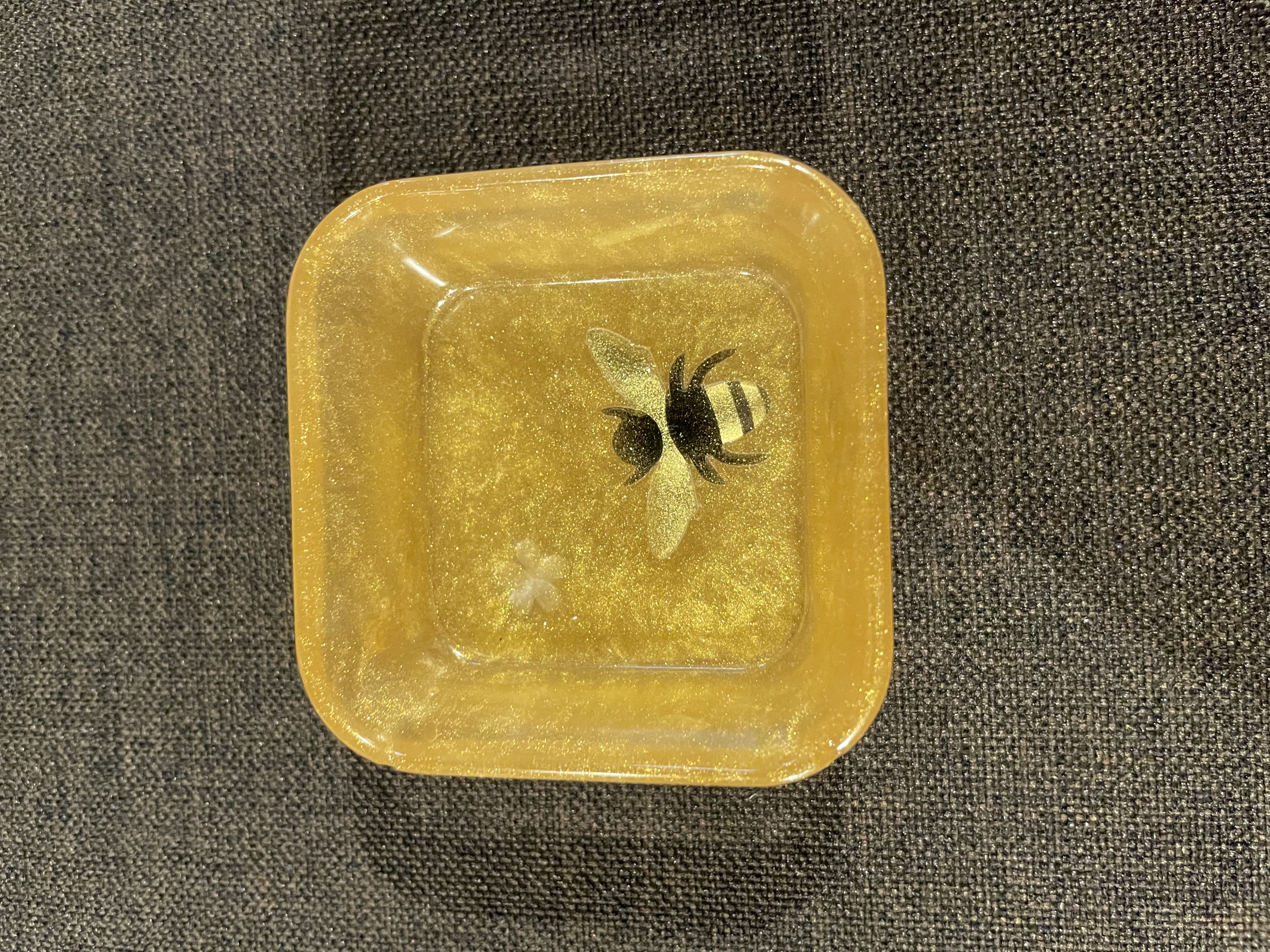 Golden Bee Dish