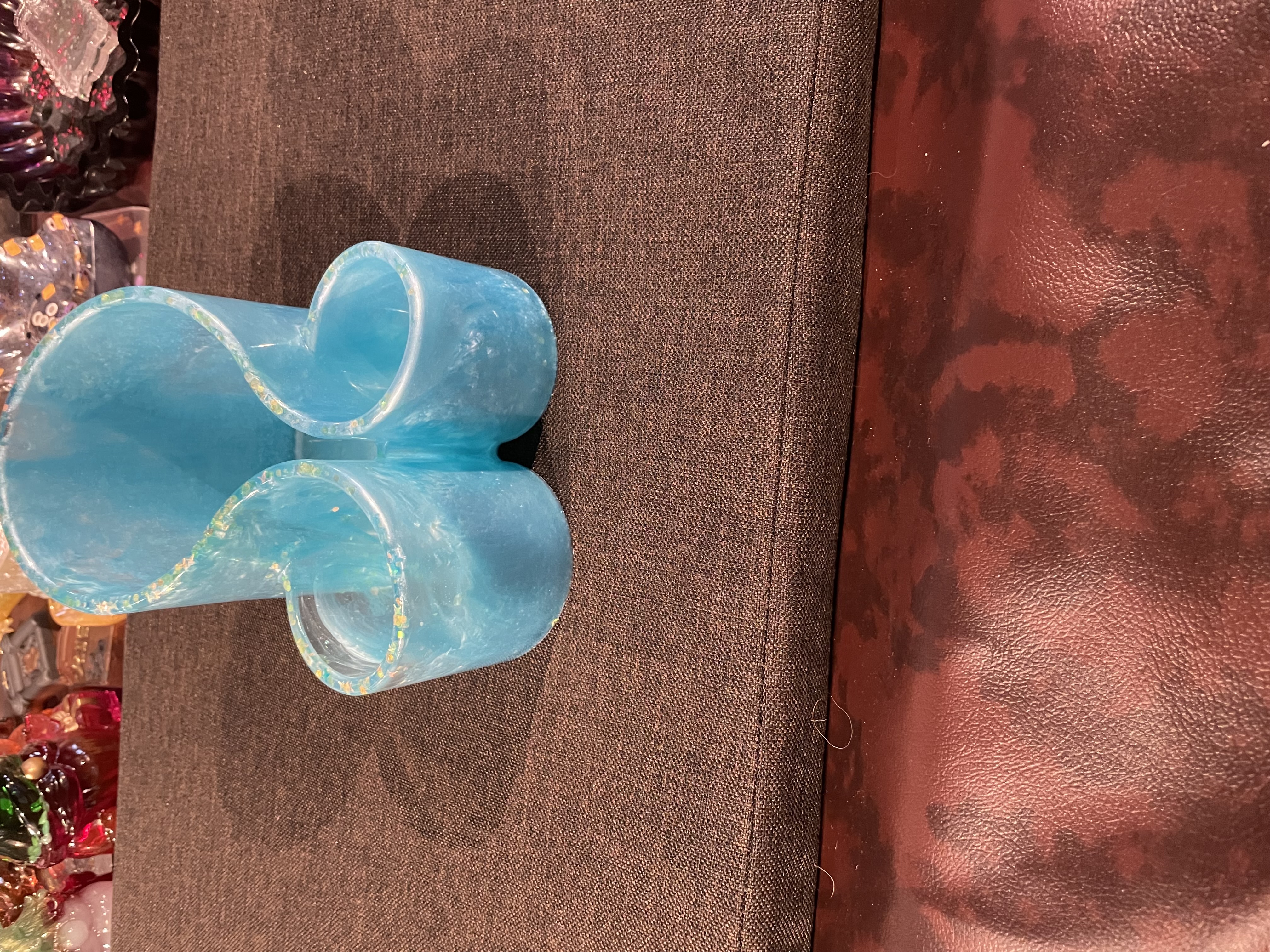Sky Blue Makeup Brush Holder