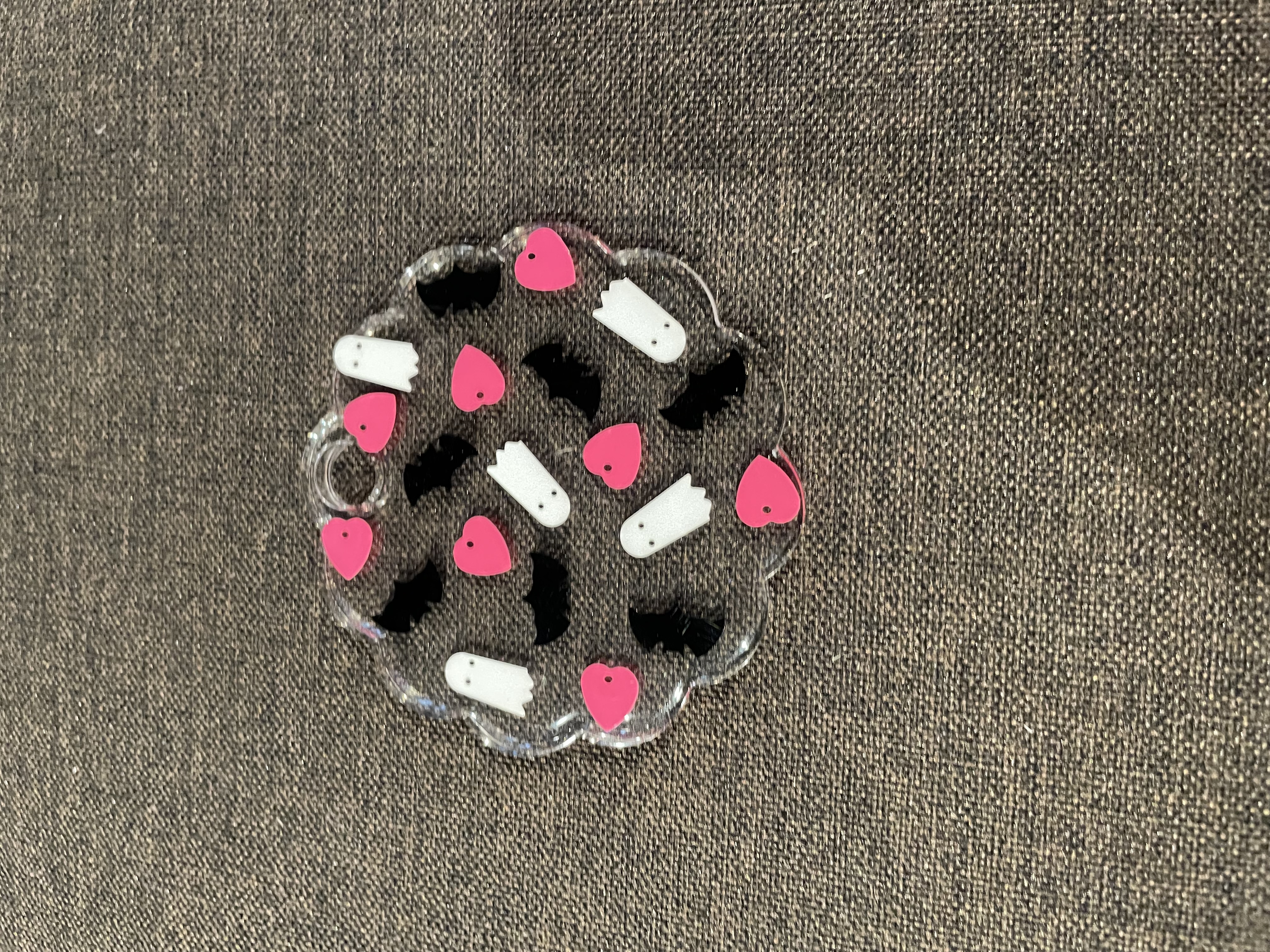 Sweet Heart Halloween Bag Tag