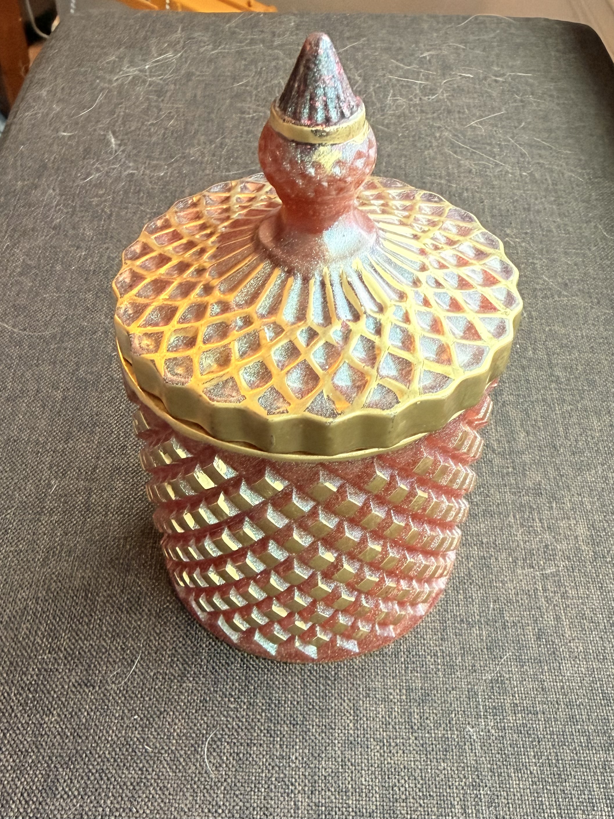 Dragon Scale Lidded Container