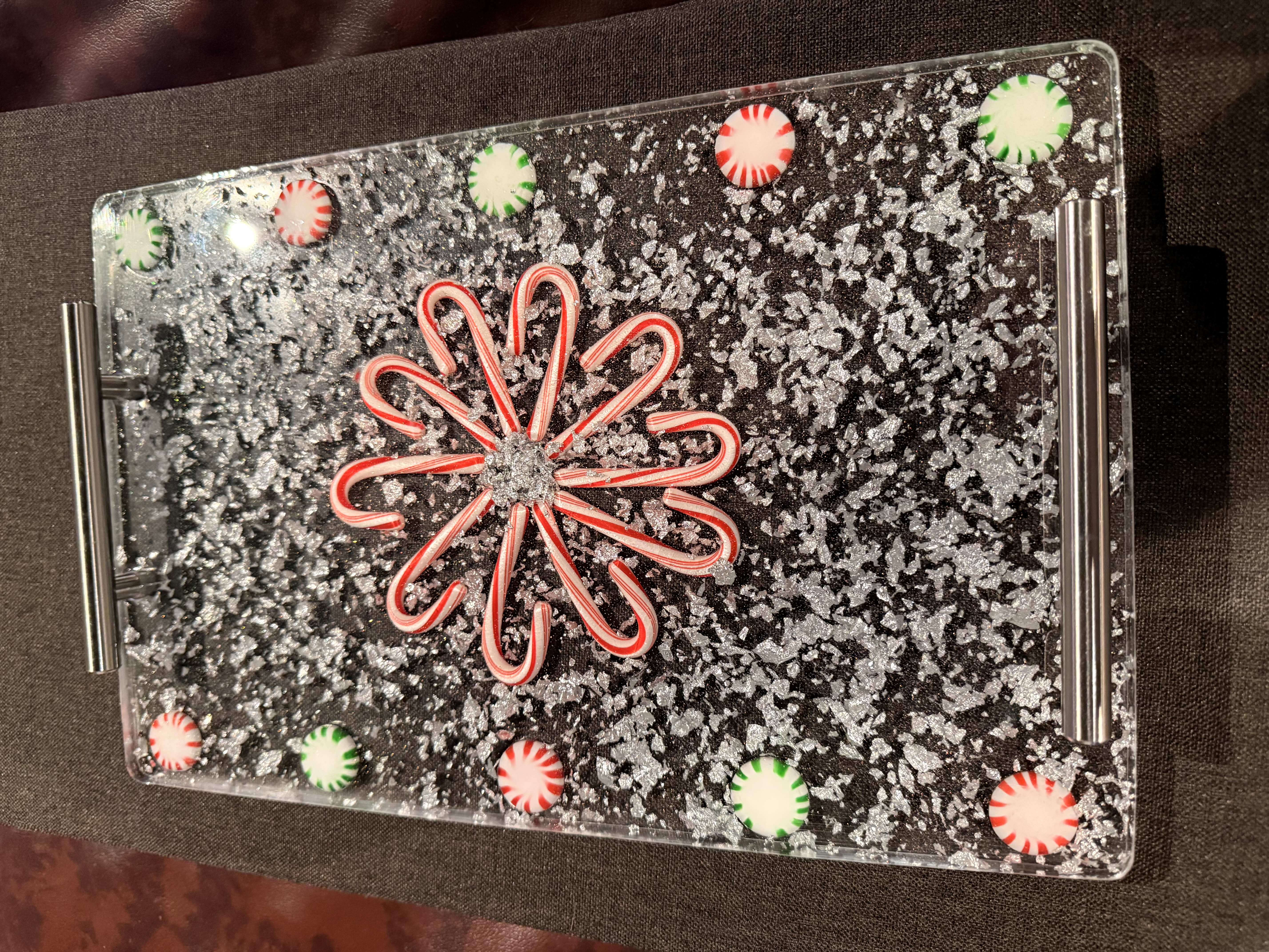 Peppermint Serving Tray